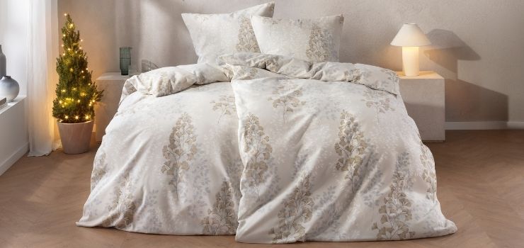 Elegante Flanellbettwäsche 